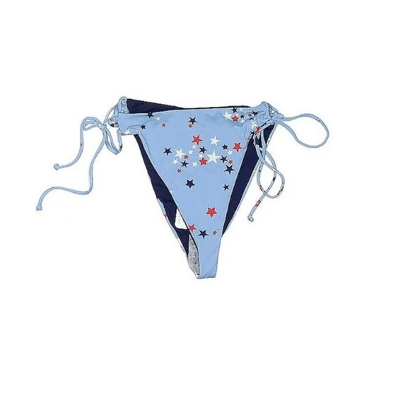 Dippin Daisy's Bikini Women's Blue Star Print Swimwear Party Patriot Size Small - Picture 3 of 11